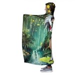 Anime Inuyasha Hooded Blanket - All Season 3D Hooded Blanket for Kids Teens and Adults