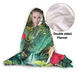 Anime Inuyasha Hooded Blanket - All Season 3D Hooded Blanket for Kids Teens and Adults