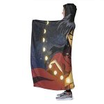 Anime Inuyasha Hooded Blanket - All Season 3D Hooded Blanket for Kids Teens and Adults