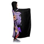 Anime Inuyasha Hooded Blanket - All Season 3D Hooded Blanket for Kids Teens and Adults