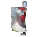 Anime Inuyasha Hooded Blanket - All Season 3D Hooded Blanket for Kids Teens and Adults