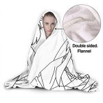 Anime Inuyasha Hooded Blanket - All Season 3D Hooded Blanket for Kids Teens and Adults