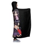 Anime Inuyasha Hooded Blanket - All Season 3D Hooded Blanket for Kids Teens and Adults