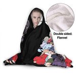 Anime Inuyasha Hooded Blanket - All Season 3D Hooded Blanket for Kids Teens and Adults