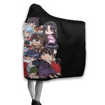 Anime Inuyasha Hooded Blanket - All Season 3D Hooded Blanket for Kids Teens and Adults