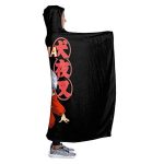 Anime Inuyasha Hooded Blanket - All Season 3D Hooded Blanket for Kids Teens and Adults