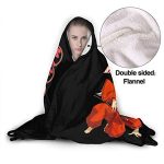 Anime Inuyasha Hooded Blanket - All Season 3D Hooded Blanket for Kids Teens and Adults