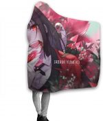 Anime Kakegurui Pilling Proof Flannel Hooded Blanket