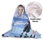 Anime Kingdom-Hearts Flannel Hooded Blanket