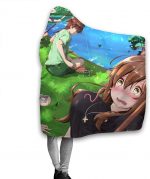 Anime Konosuba Fleece Flannel Blanket - Travel Hooded Blanket