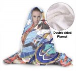 Anime Konosuba Fleece Flannel Hooded Blanket