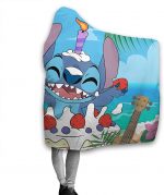 Anime Li-Lo & Sti-Tch Baby Anime Hooded Blanket