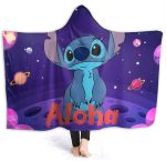 Anime Li-Lo & Sti-Tch Baby Anime Hooded Blanket