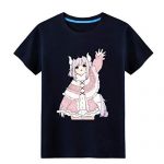 Anime Miss Kobayashi's Dragon Maid Short Sleeve Tops Tees T Shirt