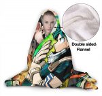Anime My Hero Academia Fleece Hooded Blanket - Printed Flannel Blanket