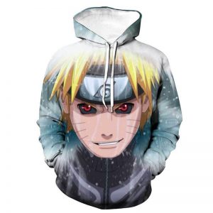 Anime Naruto 3D Printed Hooded Pullover Sweatshirt Hip Hop Hoodie