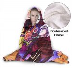 Anime No Game No Life Fleece Flannel Hooded Blankets