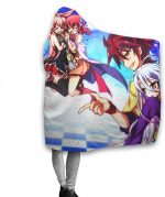 Anime No Game No Life Hooded Blanket - Printed Fleece Flannel Blanket