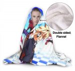 Anime No Game No Life Hooded Blanket - Printed Fleece Flannel Blanket