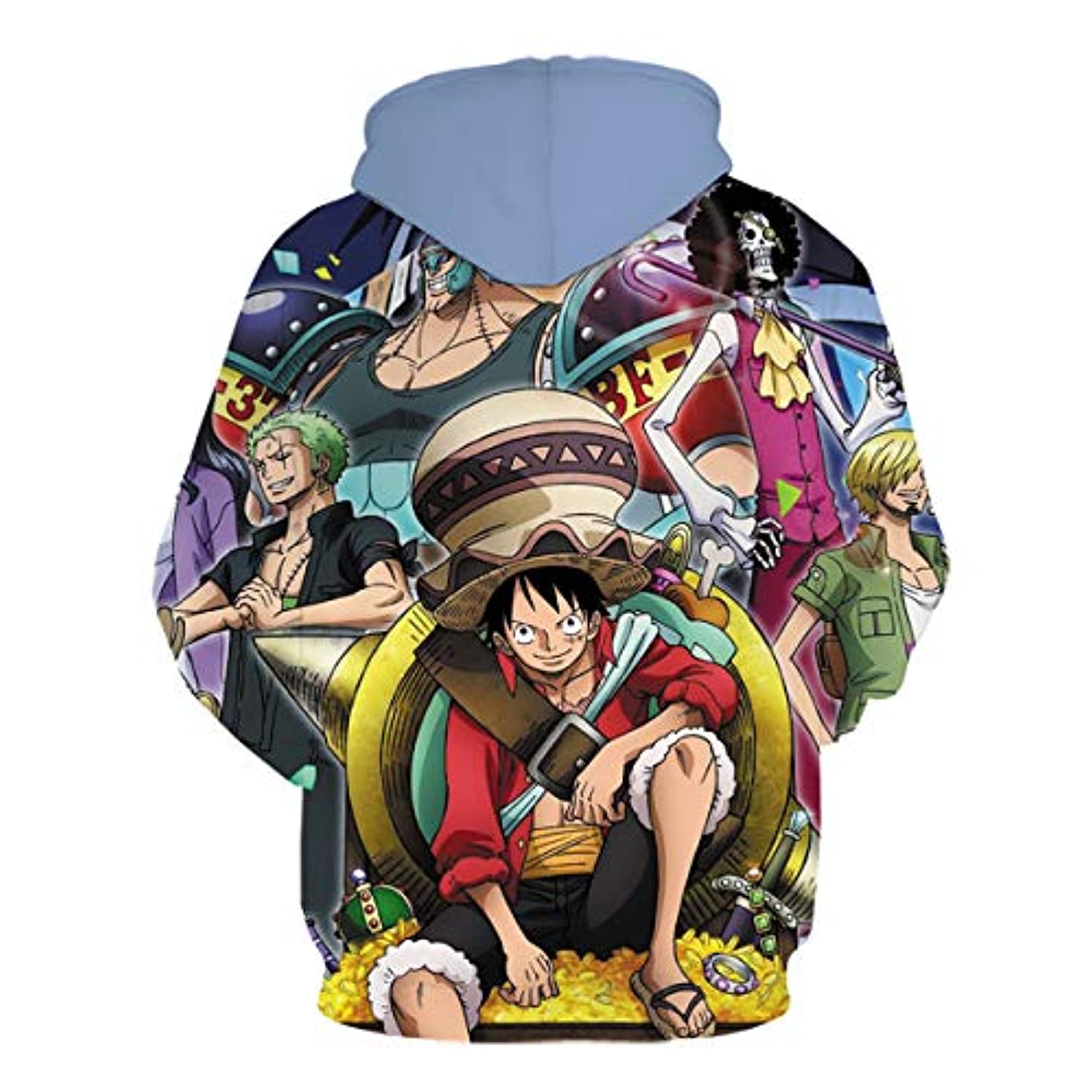 Anime One Piece 3D Printed Hoodie - Monkey D Luffy Pullover - Anime ...