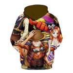 Anime One Piece Monkey D Luffy Hoodie - 3D Printed Pullover