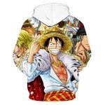 Anime One Piece Monkey D Luffy Pullover - 3D Printed Hoodie Sweatshirt