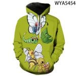 Anime Pokemon 3D Printed Sweatshirt Hoodies