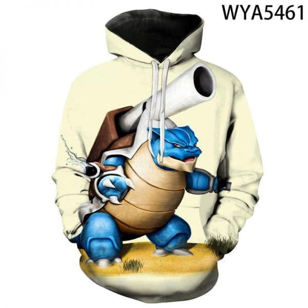 Anime Pokemon 3D Printed Sweatshirt Hoodies