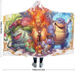 Anime Pokemon Blankets - Hooded Blankets