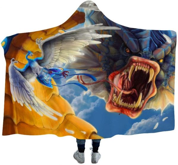 Anime Pokemon Blankets - Hooded Blankets