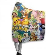 Anime Pokemon Hooded Blankets - Anti-Pilling Fleece Blankets