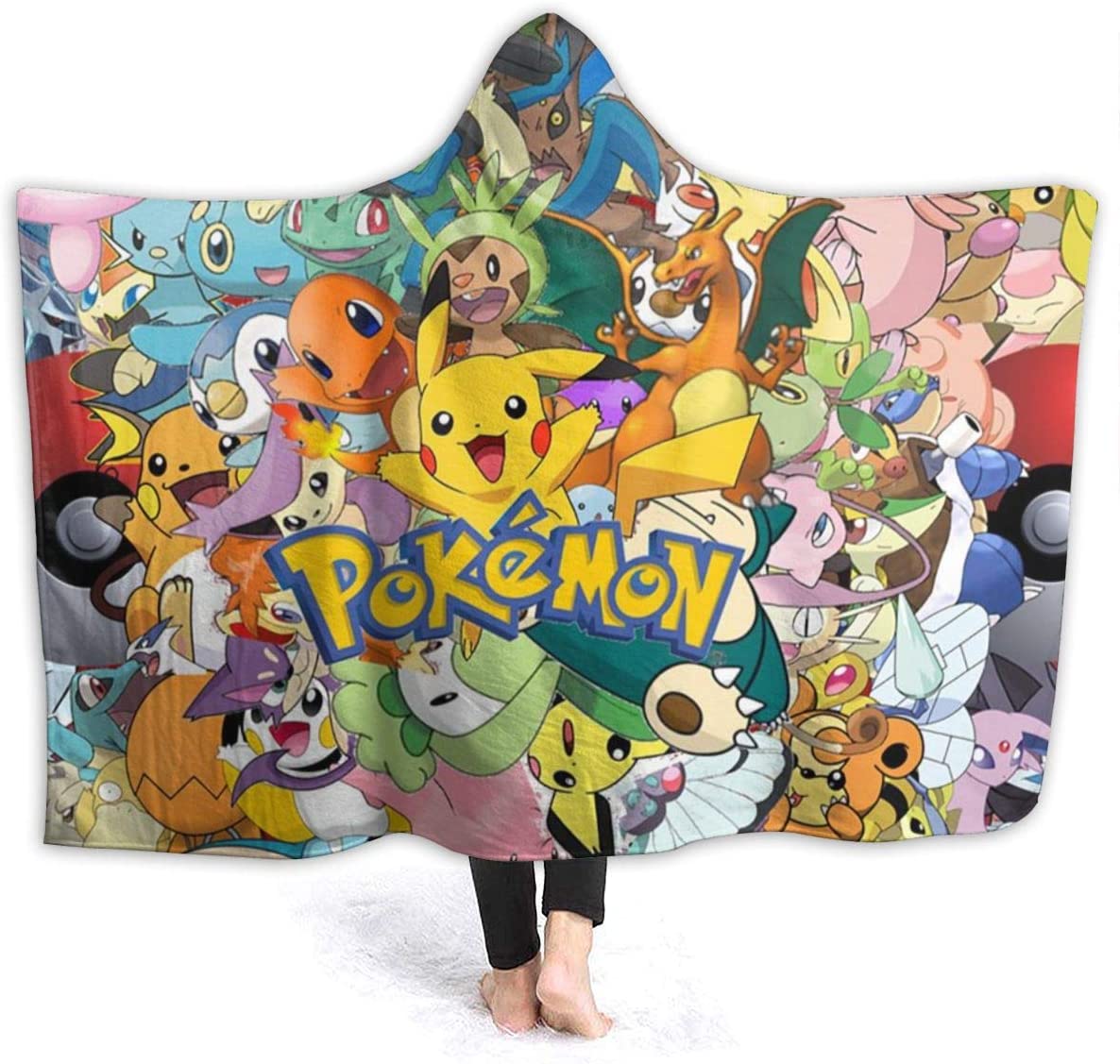 Pokemon discount hooded blanket