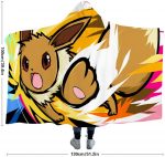 Anime Pokemon Hooded Blankets - Mystery Dungeon Blankets