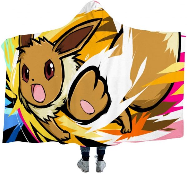 Anime Pokemon Hooded Blankets - Mystery Dungeon Blankets