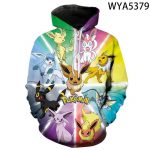 Anime Pokemon Pullover - 3D Printed Sweatshirt Hoodie