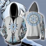 Anime RWBY Zip Up Hoodie - White Jacket Zip Up Hoodie