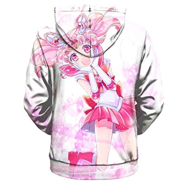 Anime Sailor Moon Hoodie - Sailor Chibi Moon 3D Print Pullover Hoodie