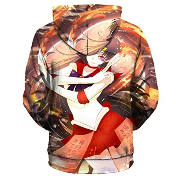 Anime Sailor Moon Hoodie - Sailor Mars 3D Print Pullover Hoodie