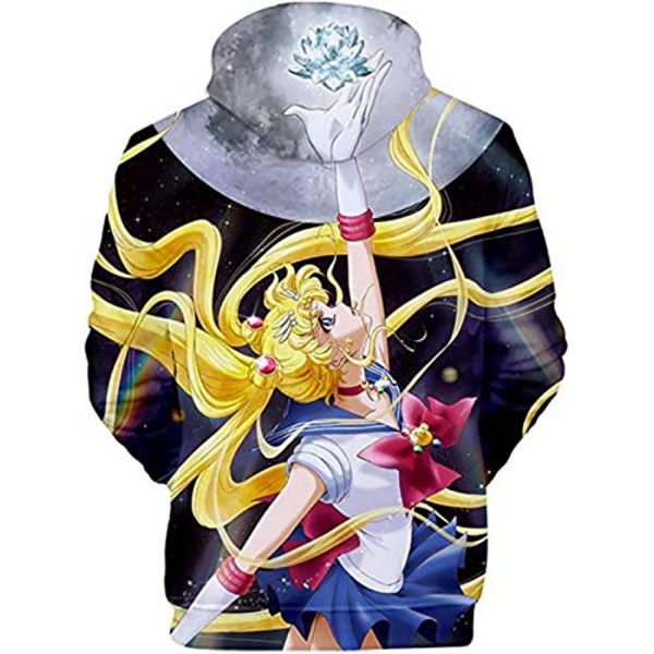 Anime Sailor Moon Hoodie - Sailor Moon 3D Print Pullover Hoodie
