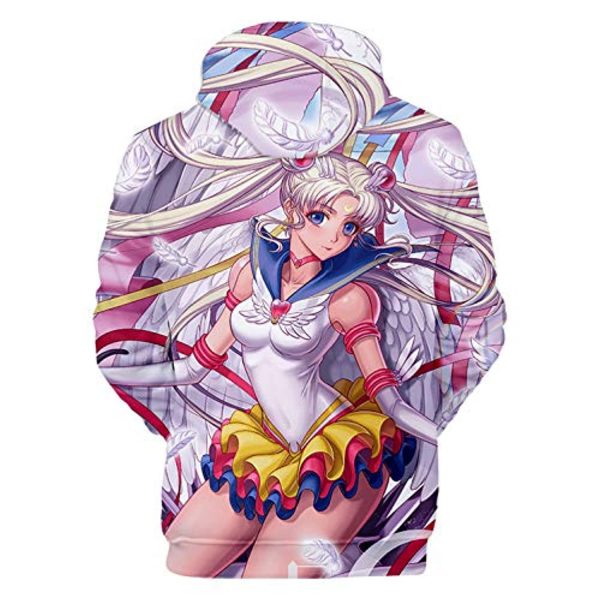 Anime Sailor Moon Hoodie - Sailor Moon 3D Print Pullover Hoodie