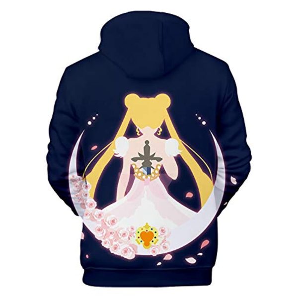 Anime Sailor Moon Hoodie - Sailor Moon 3D Print Pullover Hoodie