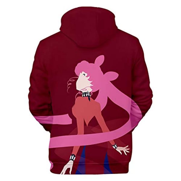 Anime Sailor Moon Hoodie - Sailor Moon 3D Print Pullover Hoodie