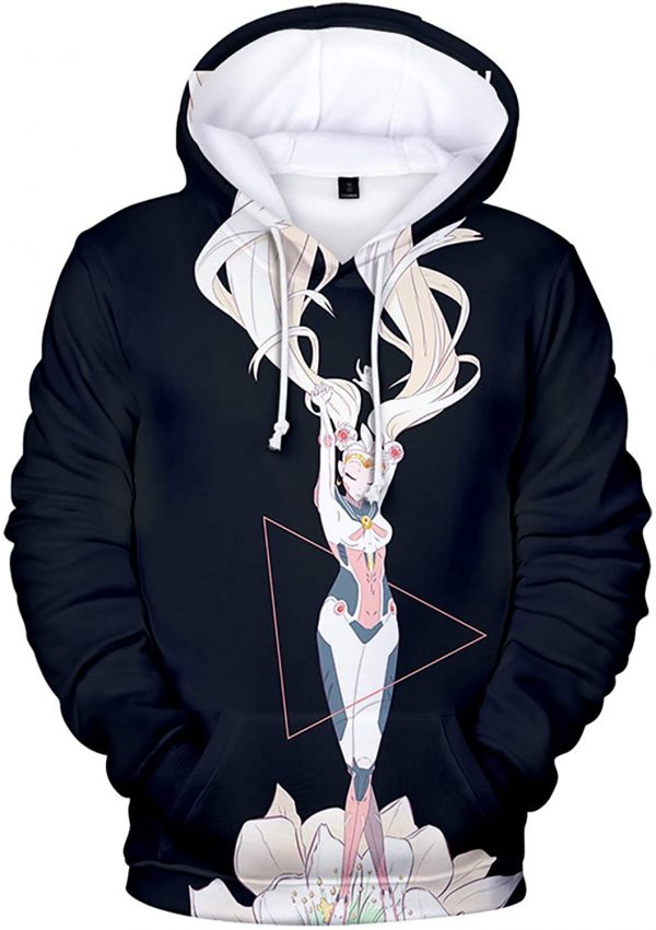 Anime Sailor Moon Hoodie - Sailor Moon 3D Print Pullover Hoodie