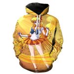 Anime Sailor Moon Hoodie - Sailor Venus 3D Print Pullover Hoodie