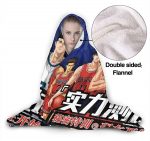 Anime Slam Dunk Flannel Hooded Blankets