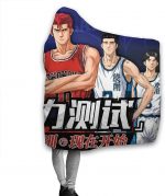 Anime Slam Dunk Flannel Hooded Blankets