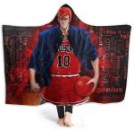 Anime Slam Dunk Pilling Proof Flannel Hooded Blanket