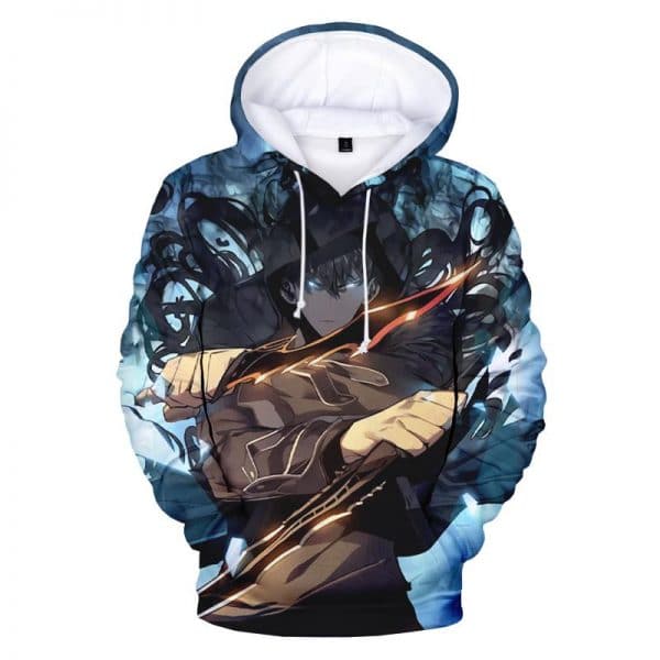 Anime Solo Leveling Sung Jin Woo 3D Printed Hoodies Sweatshirts