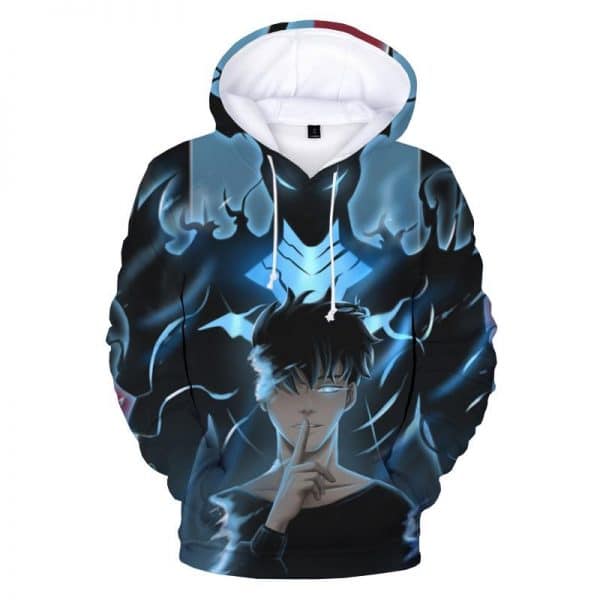 Anime Solo Leveling Sung Jin Woo 3D Printed Hoodies Sweatshirts