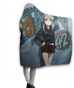 Anime Soul Eater Fleece Flannel Travel Hooded Blankets